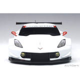 Chevrolet Corvette C7.R Plain Body Version White 1:18