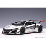 Honda NSX GT3 2018 Silber 1:18