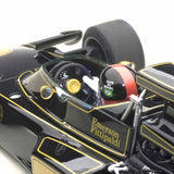 Lotus 72E 1973 Fittipaldi N°1 (with driver figure) 1:18