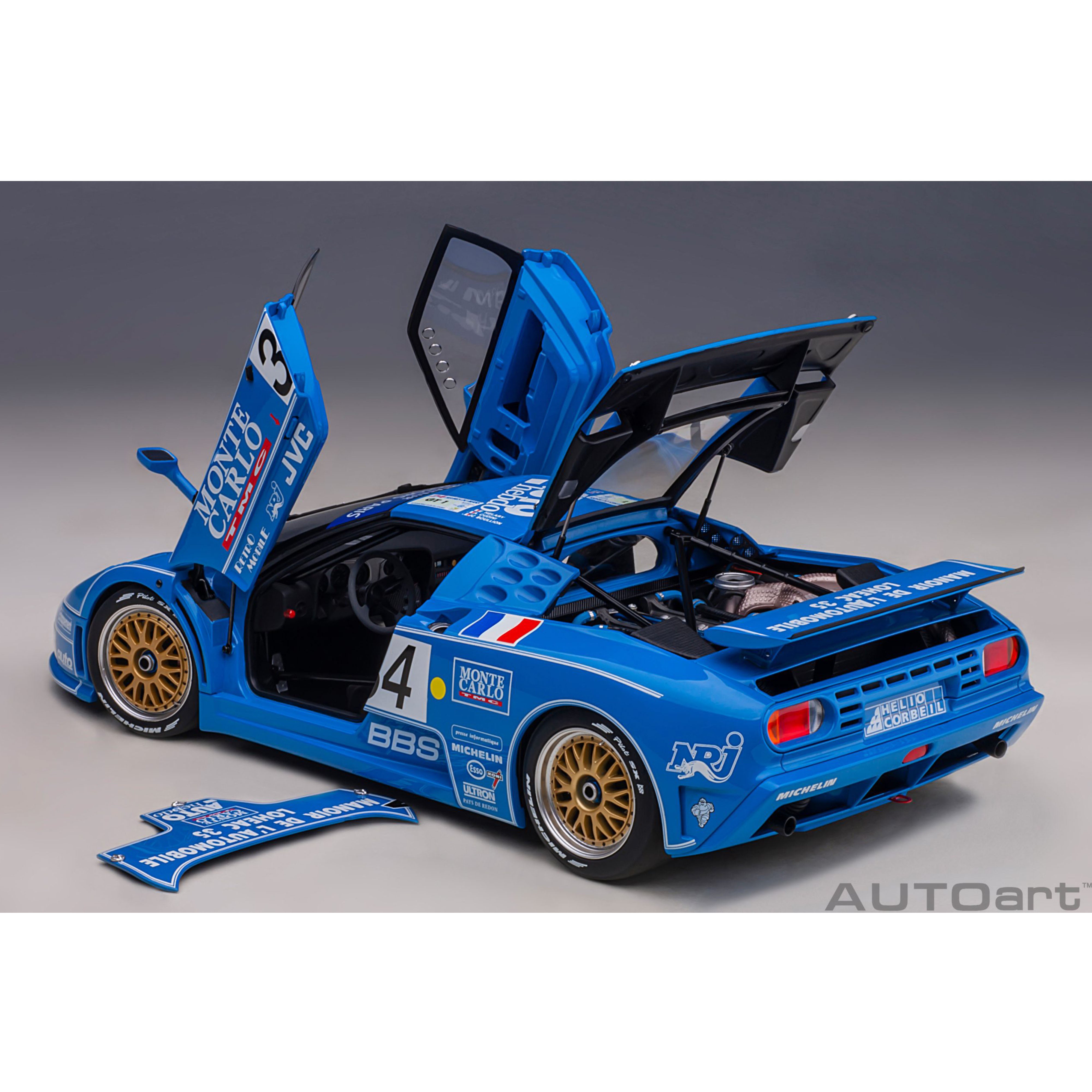 Bugatti EB110 LM 1994 N°34 1:18