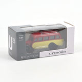 Citroën U23 Autocar 1947 Rot und Gelb 1:87