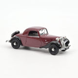 Citroën Traction 7C Faux Cabriolet 1937 Rouge Foncé 1/43