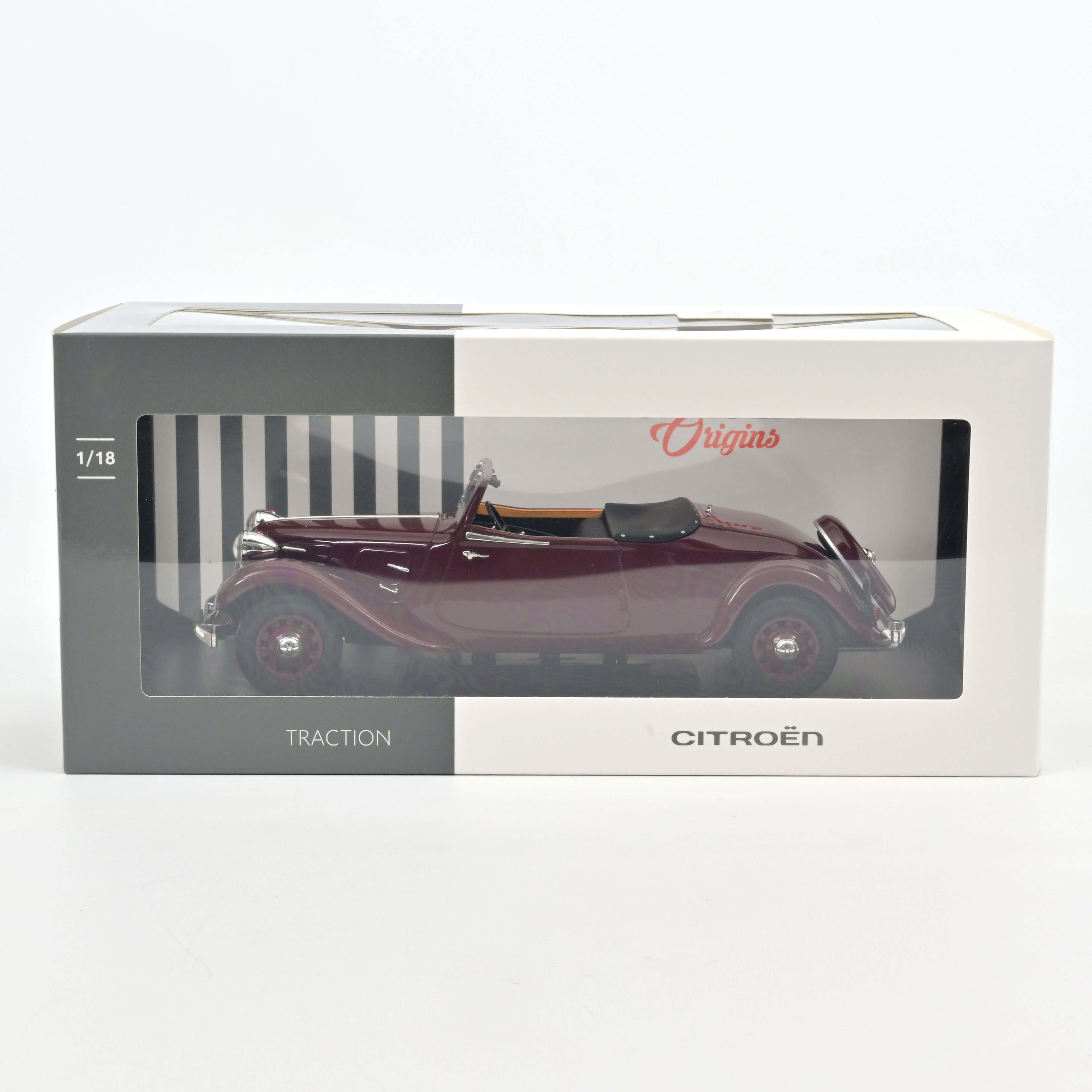 Citroën Traction Cabriolet 1938 Dark Red 1:18