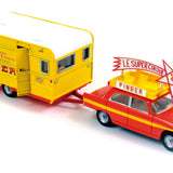 Peugeot 404 Pinder with Caravan 1:43