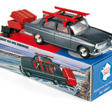 Peugeot 404 with Ski&Trailer 1:43