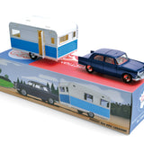 Peugeot 404 and caravane 1:43