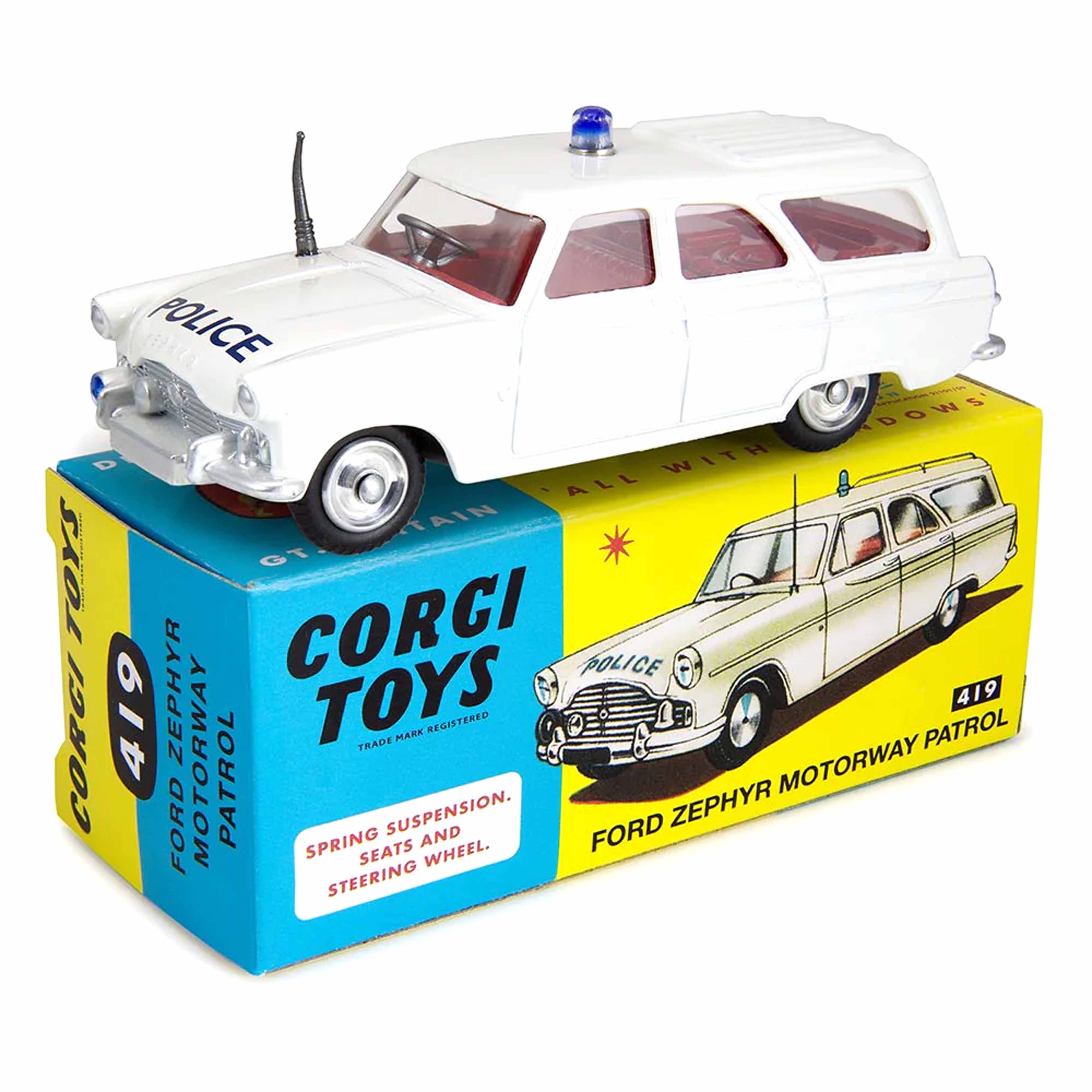 Ford Zephir Voiture de Police pour autoroutes 1/48 - n°419