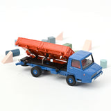 Berliet Stradair Side Dumper Truck Orange and Blue 1:43