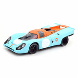 Porsche 917K GULF 1970-1971 avec autocollants numérotés 1/18