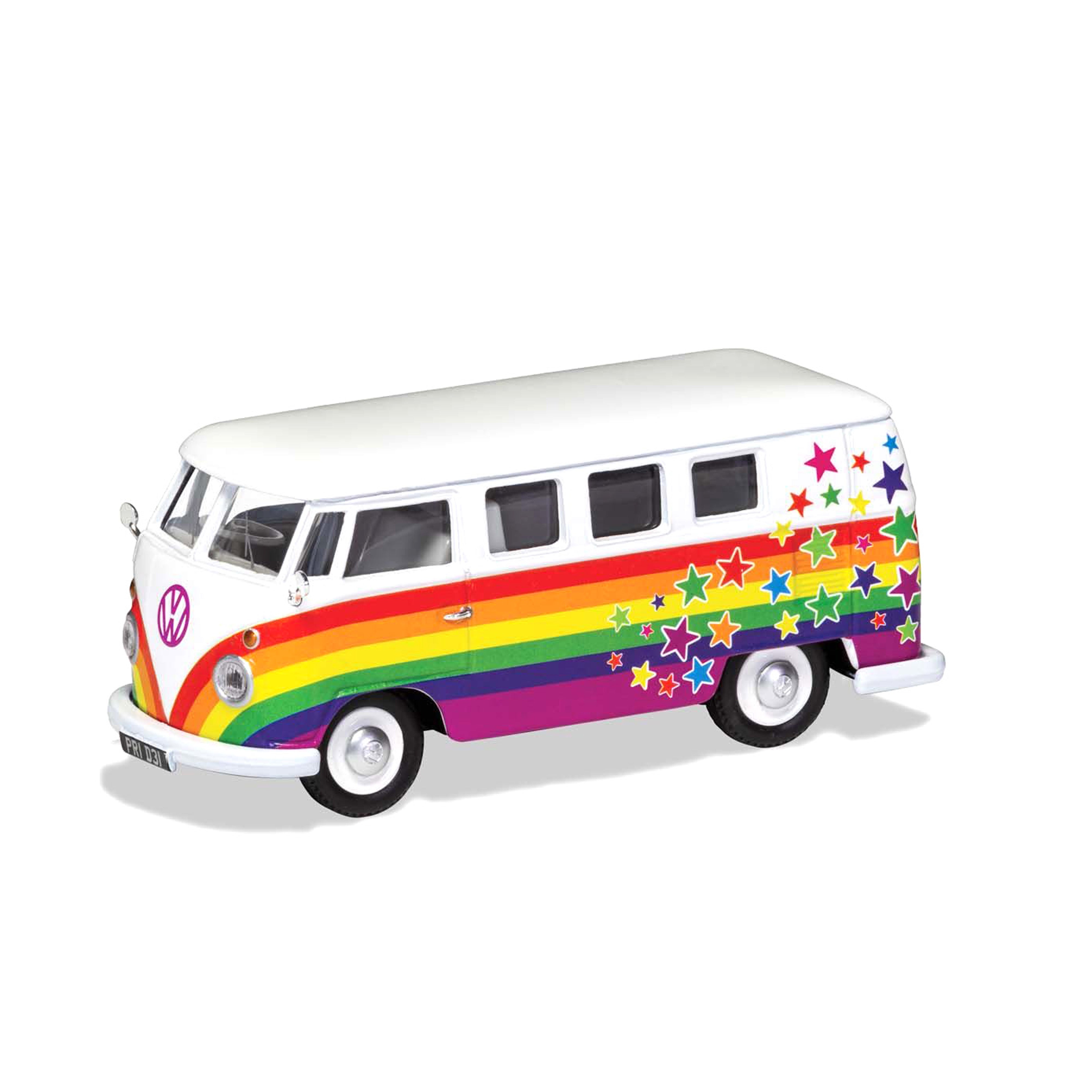 VW Campervan - Peace Love and Wishes 1:43