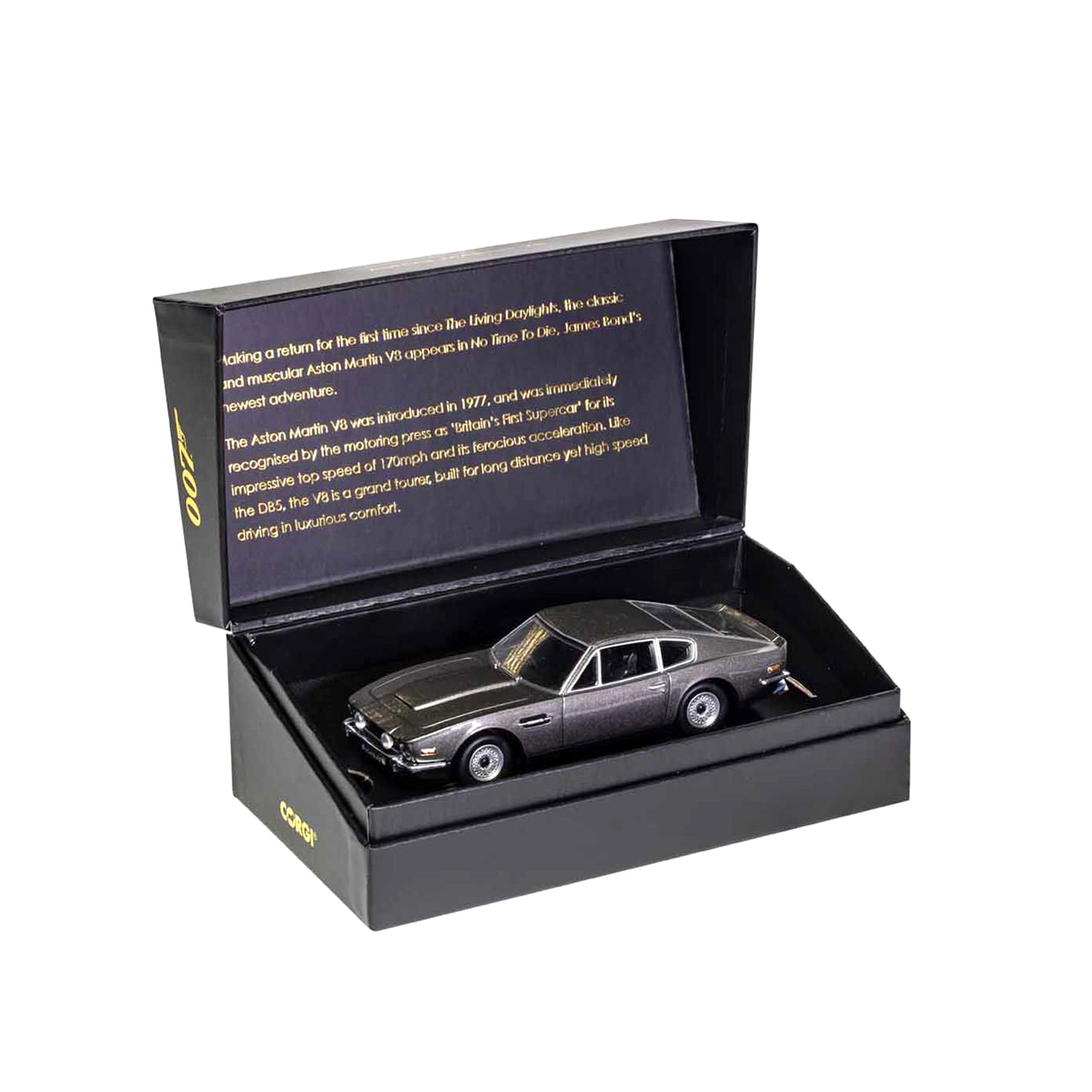 Aston Martin V8 Vantage Mourir peut attendre - James Bond 007 1/36