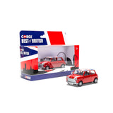 Mini Cooper Red English Flag 1:36