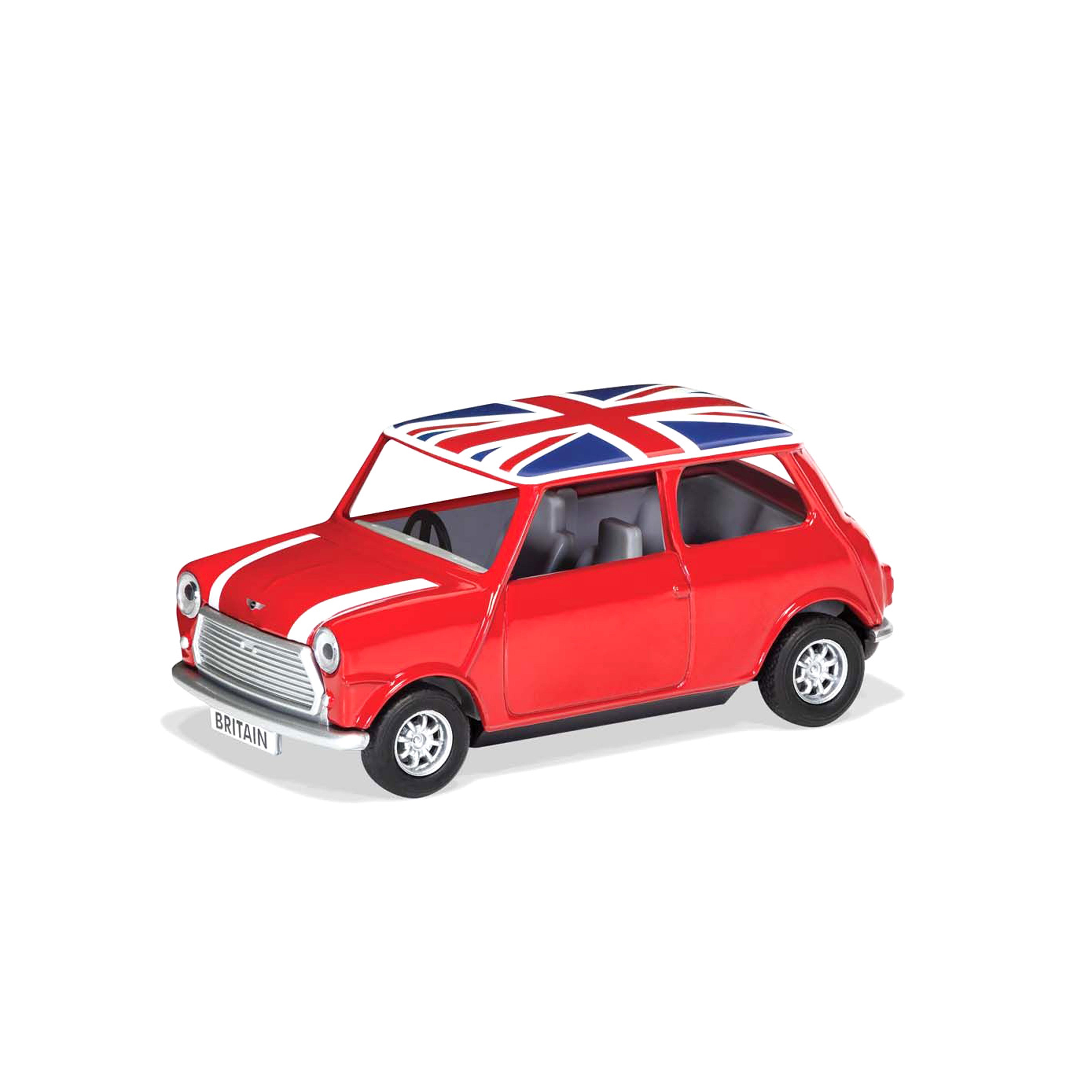 Mini Cooper Red English Flag 1:36