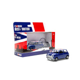 Mini Cooper Blaue Englische Flagge 1:36