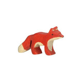 Little wooden fox figurine