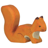 Squirrel figurine in wood