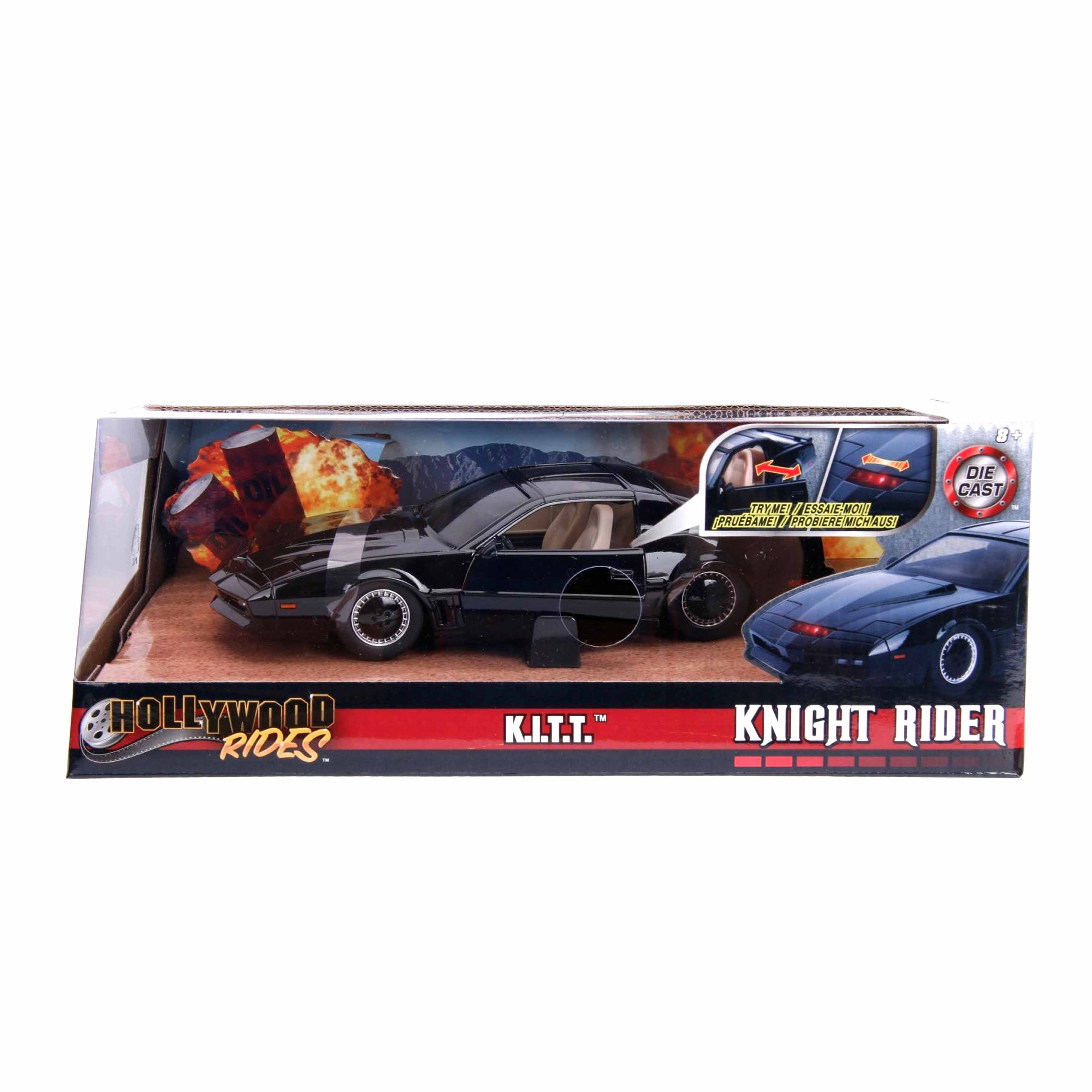 Pontiac Trans AM with LED Black Hollywood Rides 1982 1:24