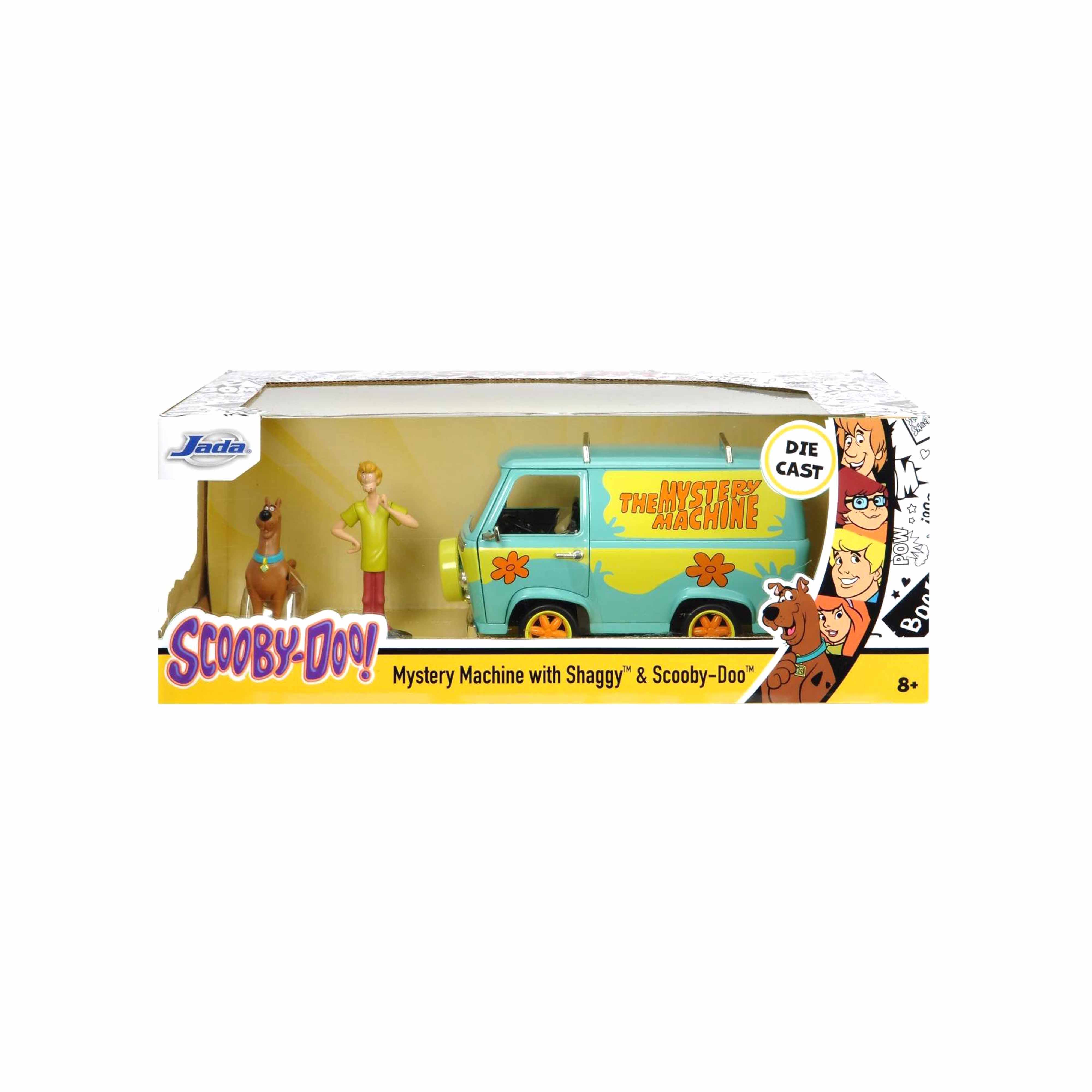 Mystery Machine mit Scooby-Doo-Figur Blau Hollywood Rides 1:24