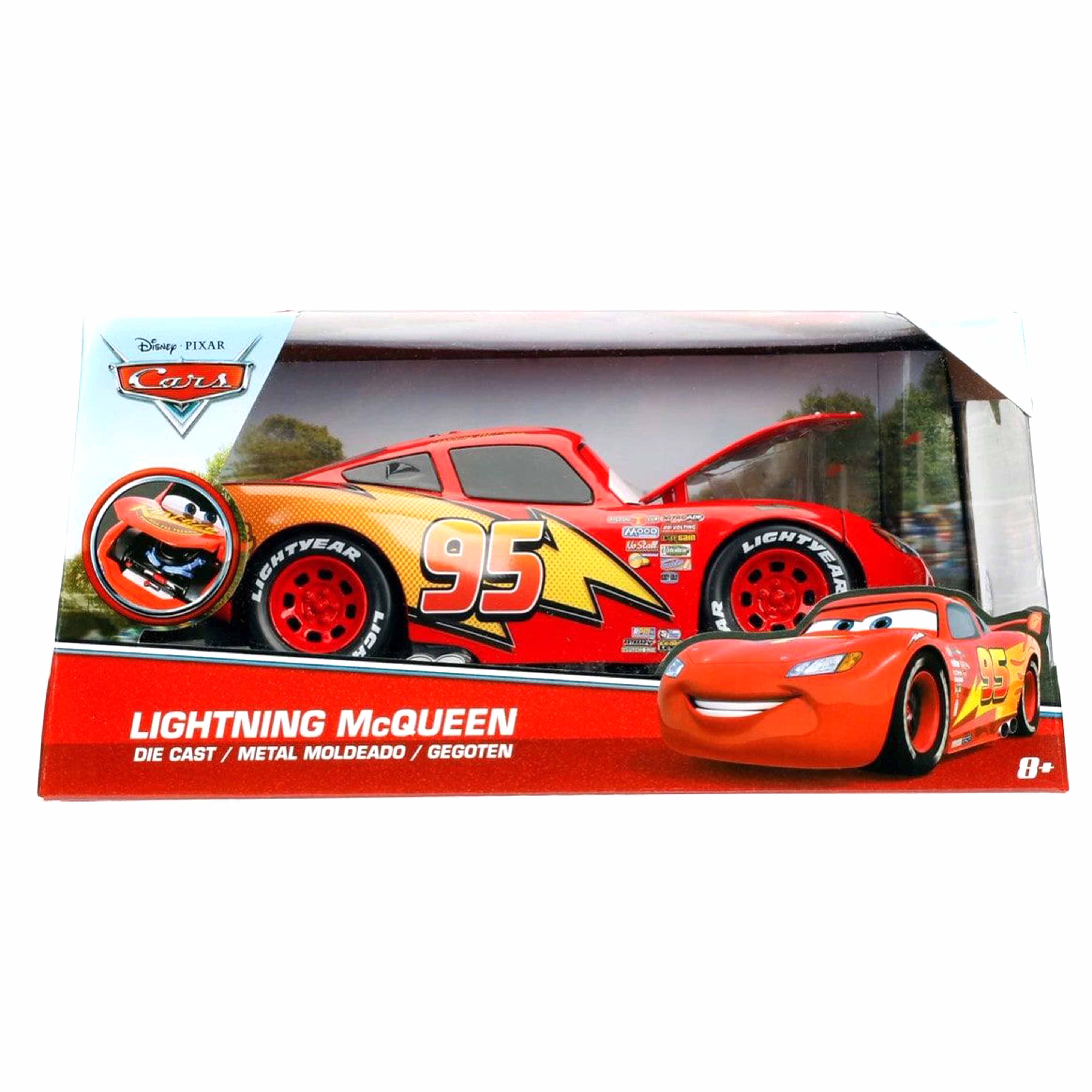 Flash McQueen „Cars“ Rot Hollywood Rides 1:24