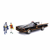 Batmobile mit Figuren Schwarz DC Comics 1966 1:18