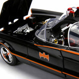 Batmobile with figures Black DC Comics 1966 1:18