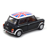 Mini Cooper LHD Union Jack Flagge Dunkelgrün/Weiß 1:12