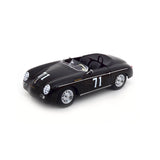 Porsche 356 A Speedster 1955 N°71 Steve McQueen Black 1:12