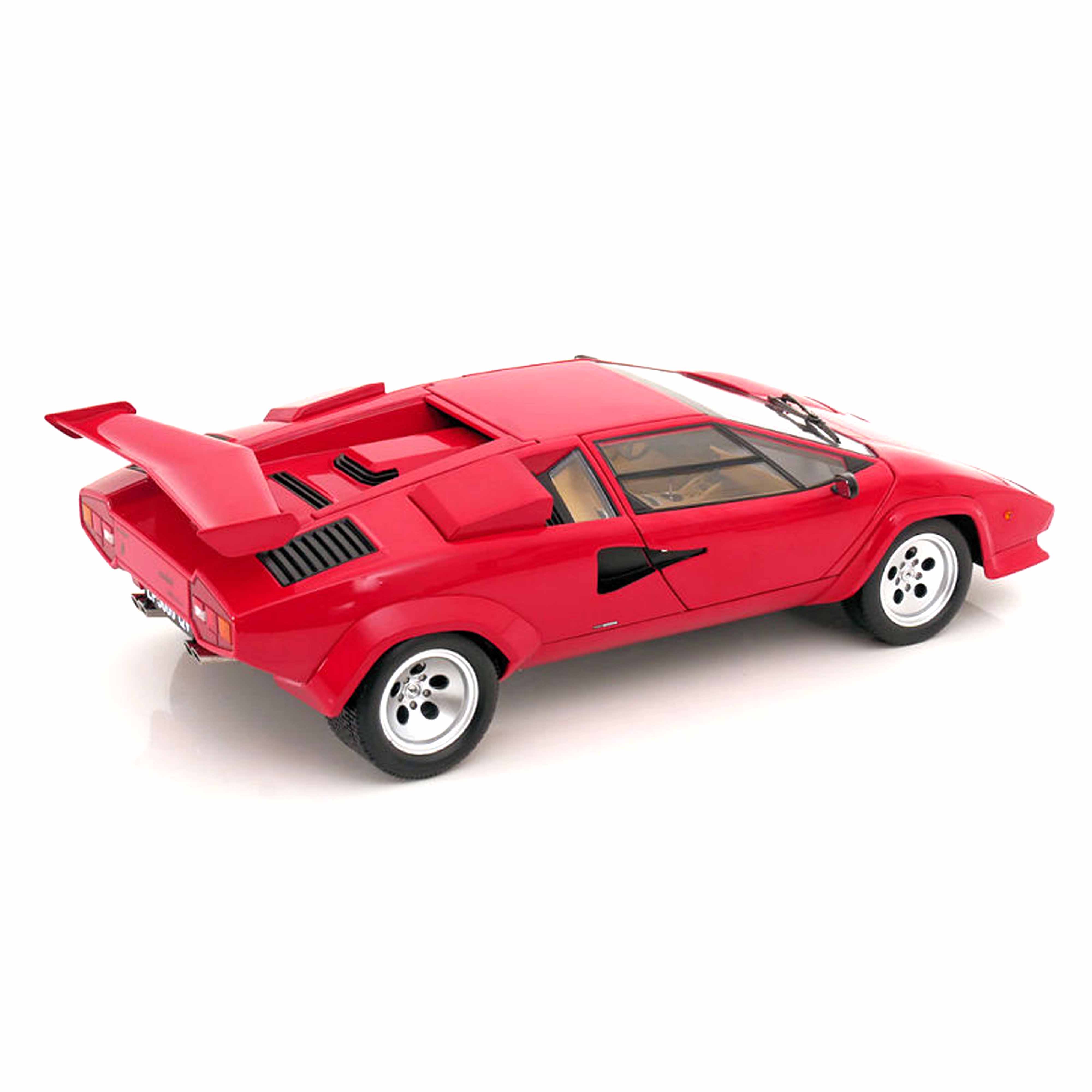 Lamborghini Countach LP 5000S QV 1985 Rouge 1/12