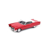 Cadillac Deville mit Verdeck 1967 Rot/Weiß 1:18