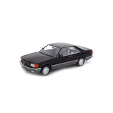 Mercedes 560 SEC C126 1985 Schwarz 1:18