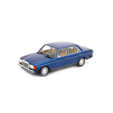 Mercedes 280E W123 1977 Bleu foncé métallisé 1/18