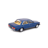 Mercedes 280E W123 1977 Bleu foncé métallisé 1/18