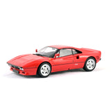 Ferrari 288 GTO 1984 UPGRADE rouge avec intérieur noir/rouge 1/18