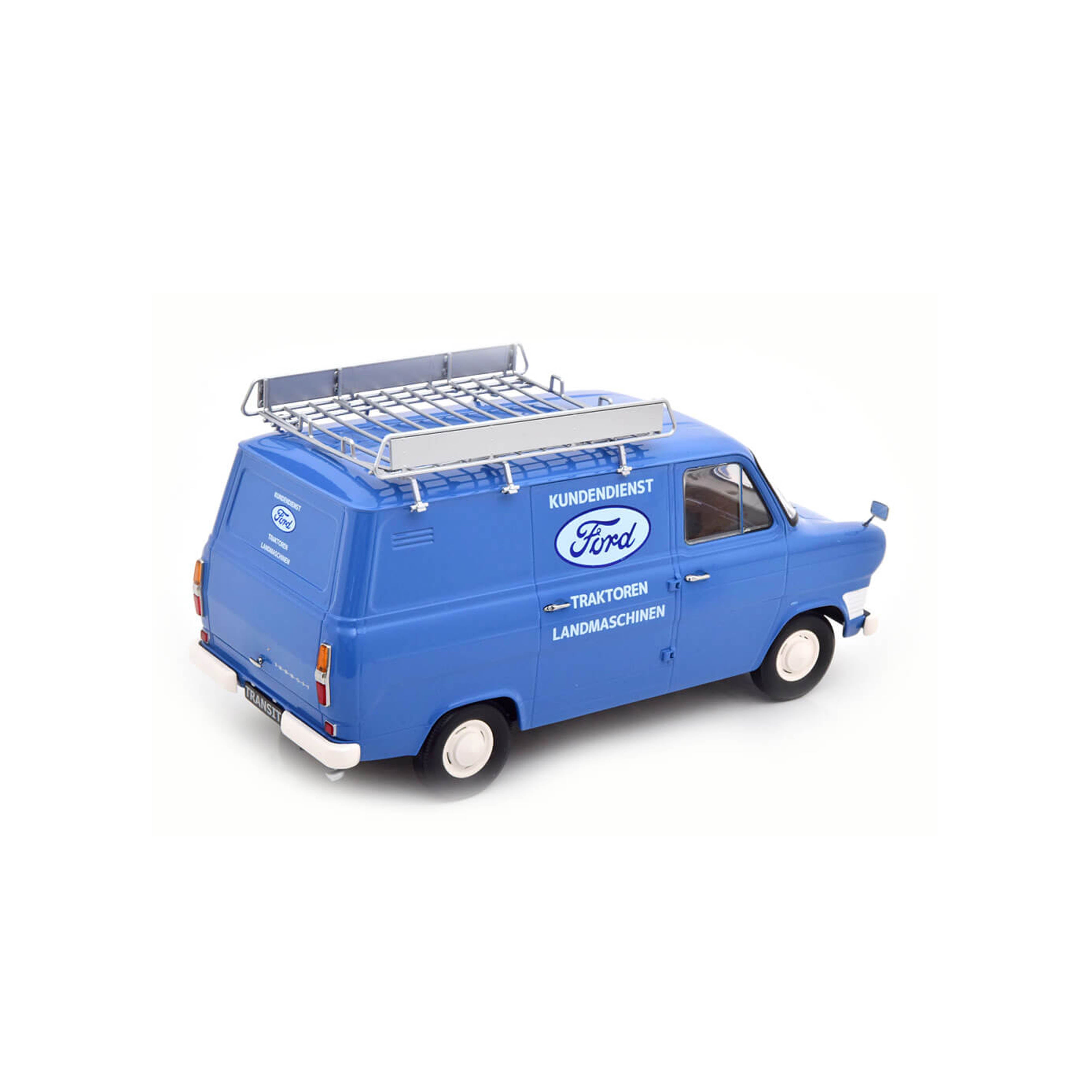 Ford Transit Kastenwagen 1970 Kundendienst Hellblau/Weiß 1:18