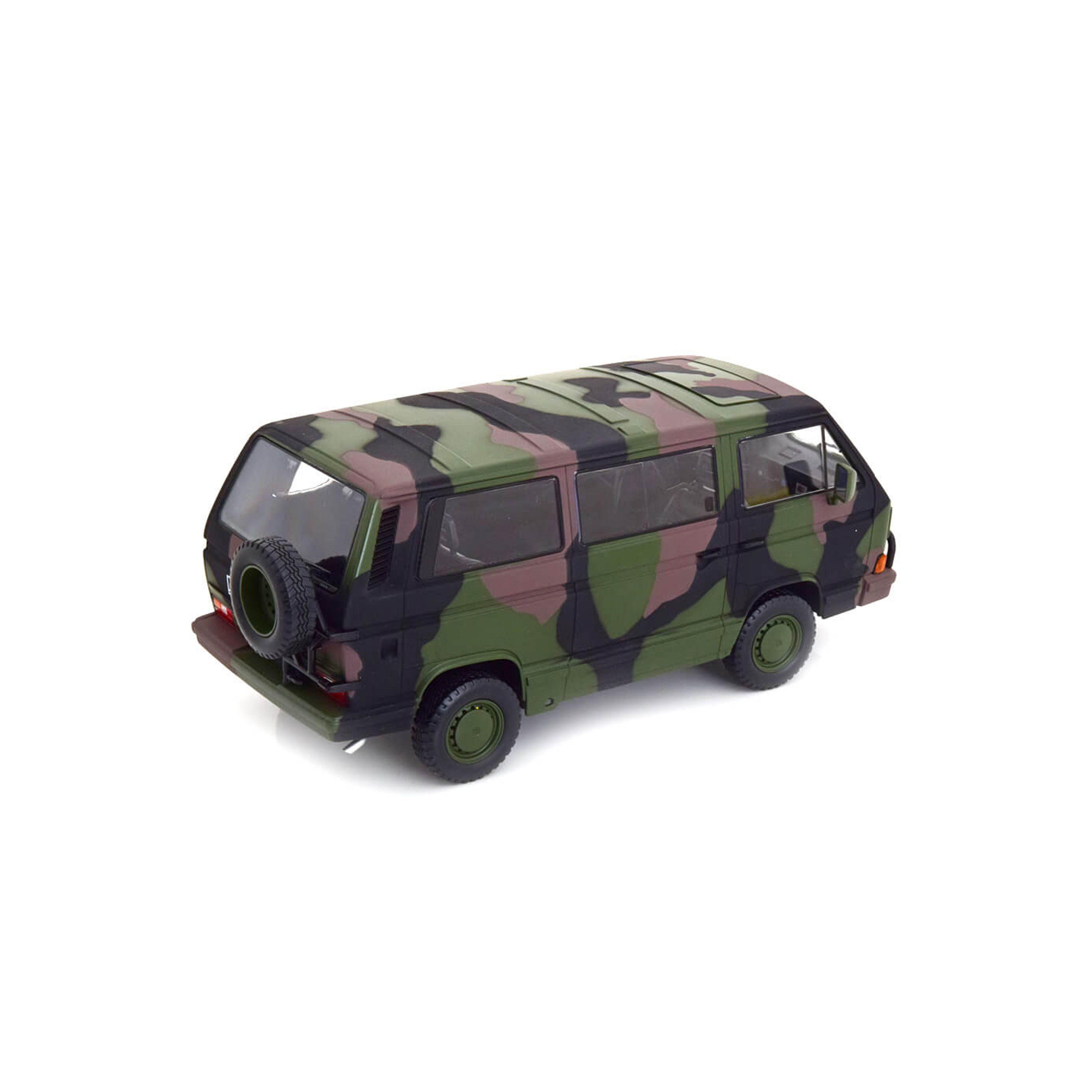 VW Bus T3 Multivan Magnum 1987 Camouflage Militaire 1/18