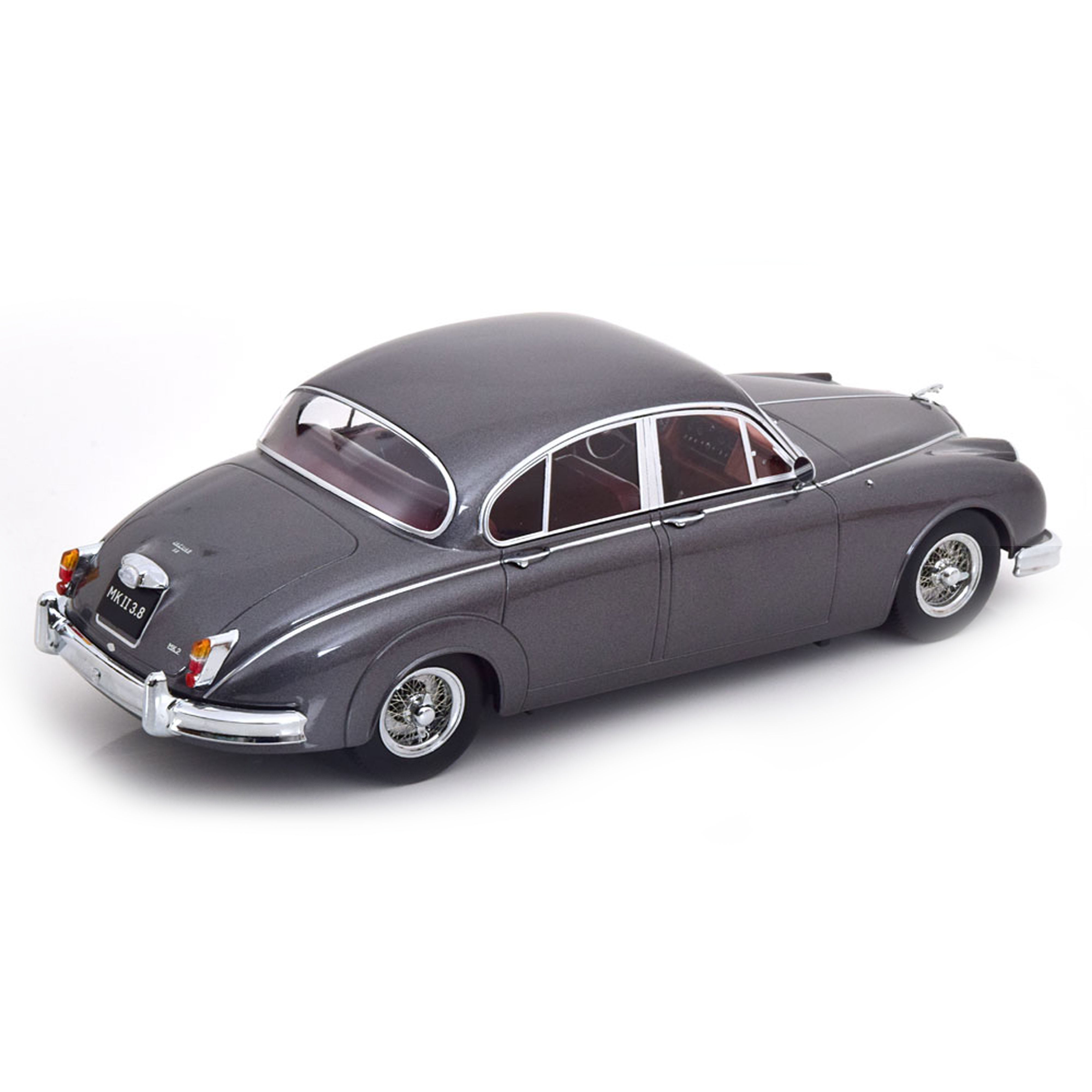 Jaguar MK II 3.8 LHD 1959 gris foncé métallisé 1/18