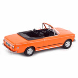 BMW 1600-2 Cabrio 1968 Orange 1:18