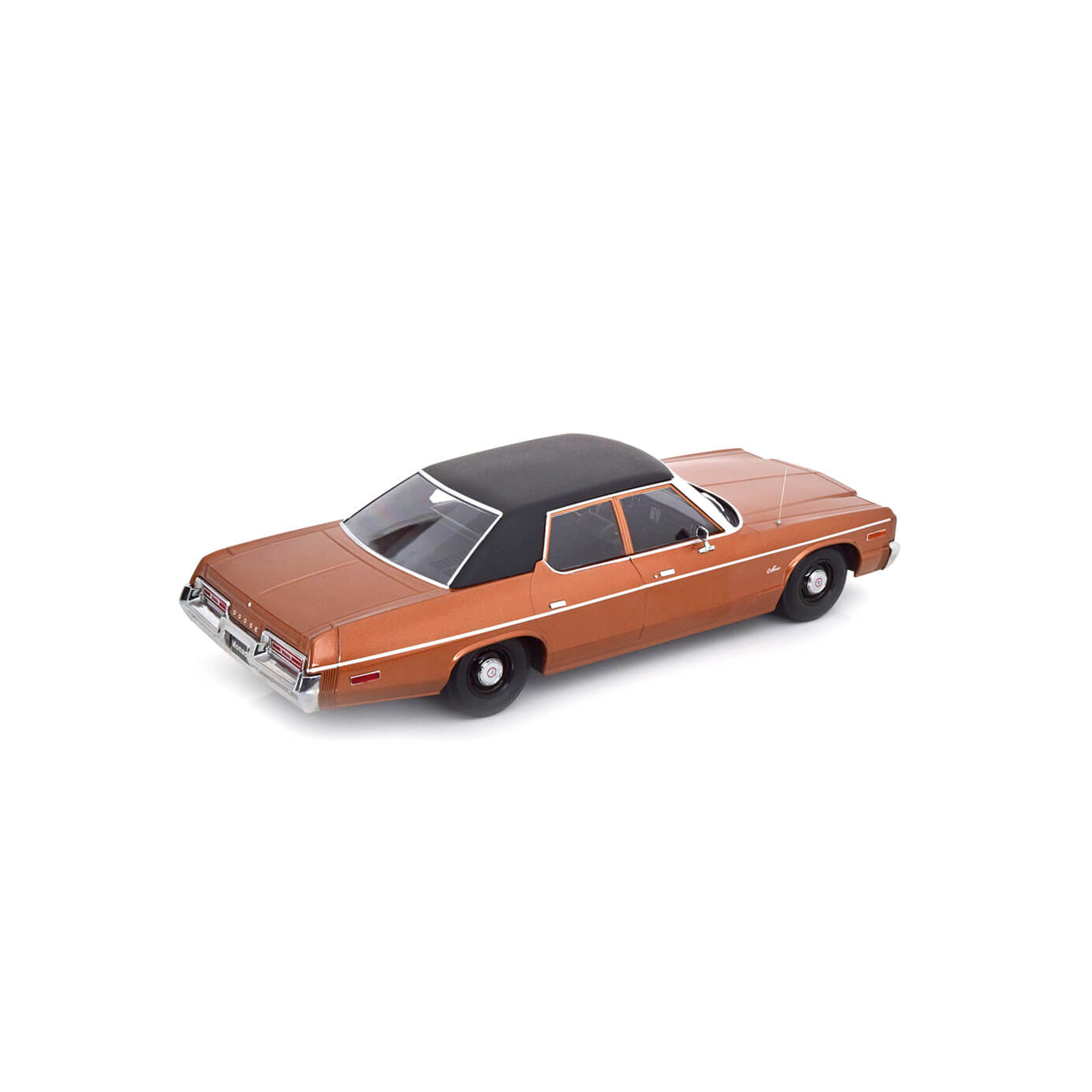 Dodge Monaco 1974 Toit Vinyle Marron Métallisé/Noir 1/18