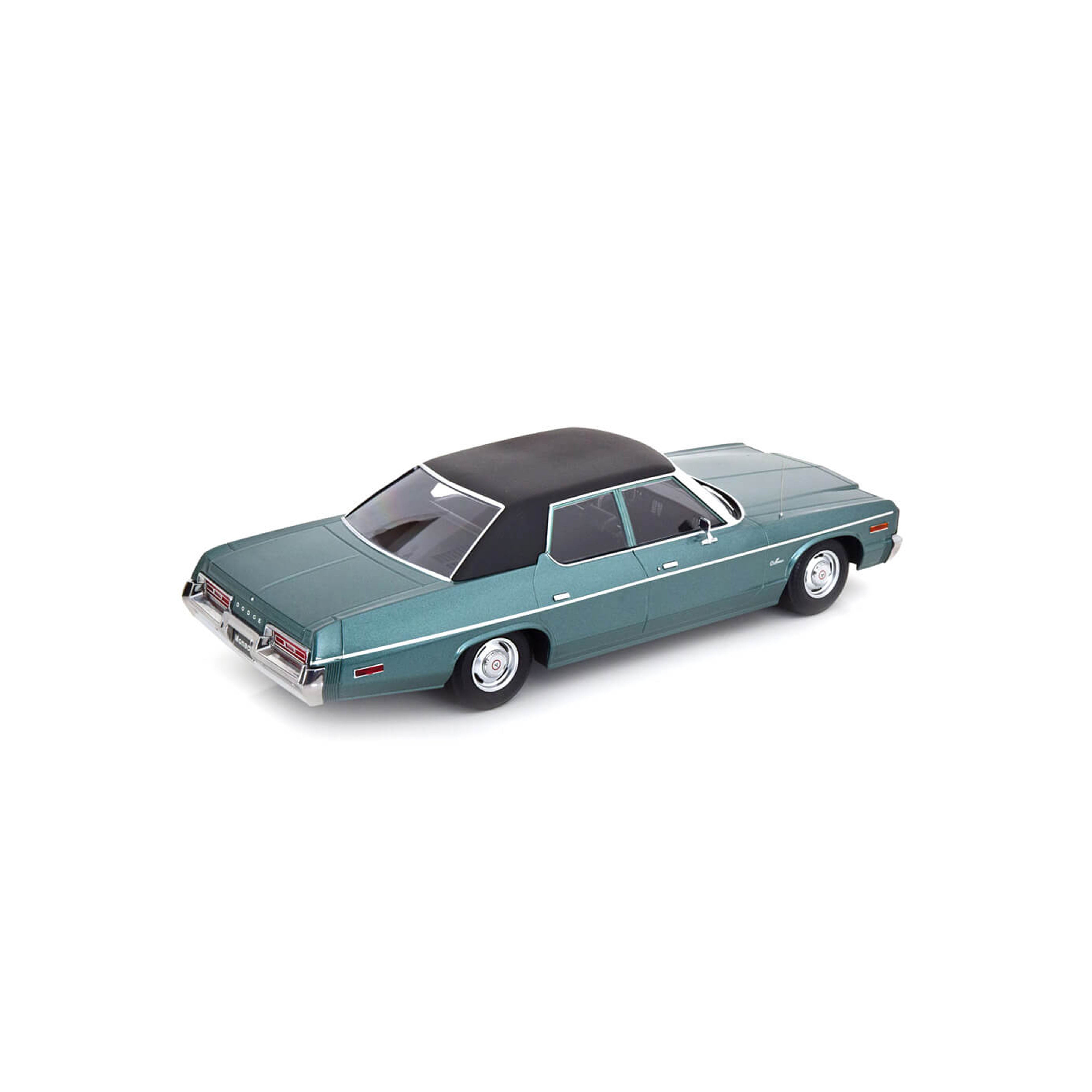 Dodge Monaco 1974 Toit Vinyle Vert Métallique/Noir 1/18