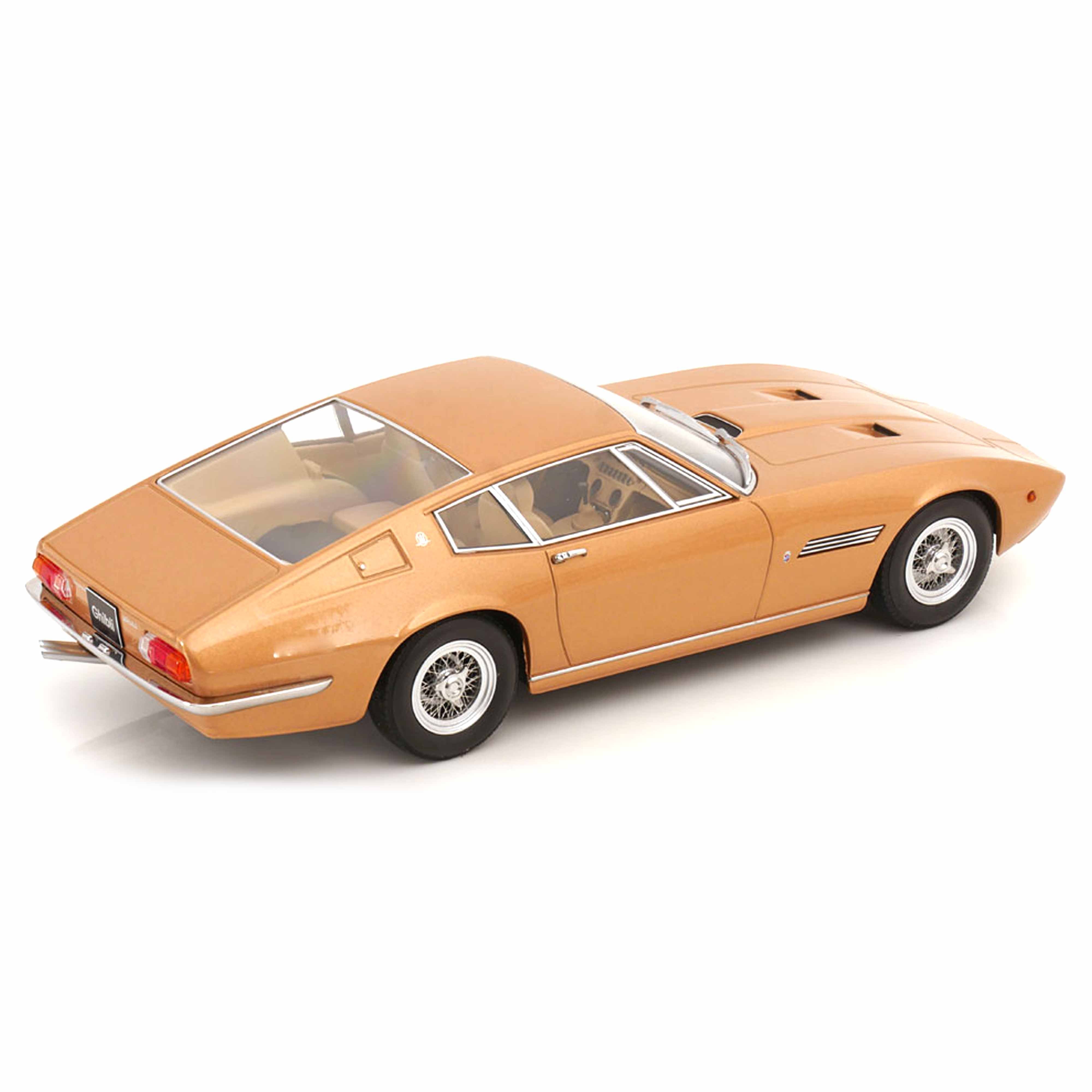 Maserati Ghibli Coupe 1969 Metallisch Gold 1:18