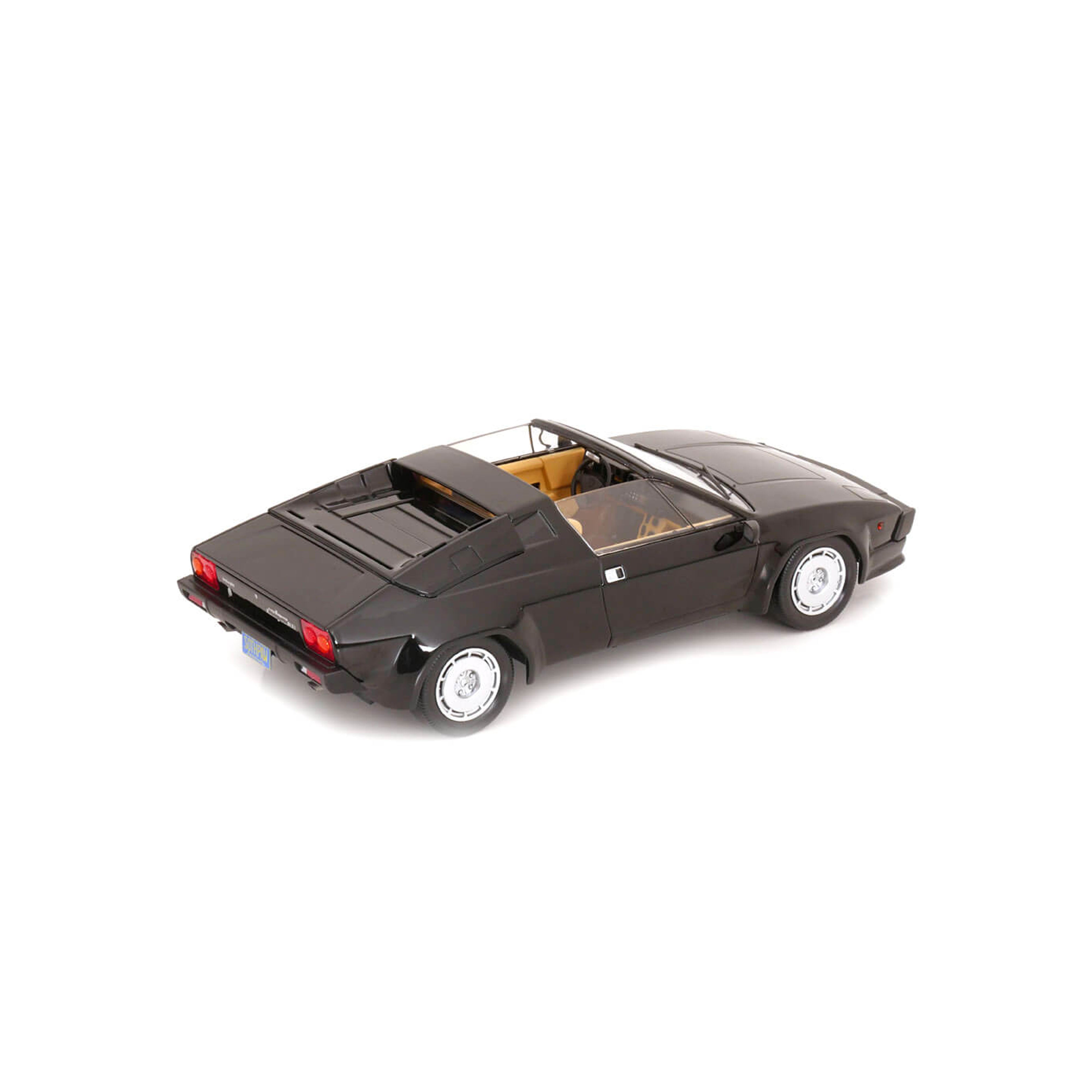 Lamborghini Jalpa 3500 1982 Noir Edition du film Rocky IV 1/18