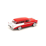 Chevrolet Bel Air Nomad Custom 1956 Rouge clair/Blanc 1/18