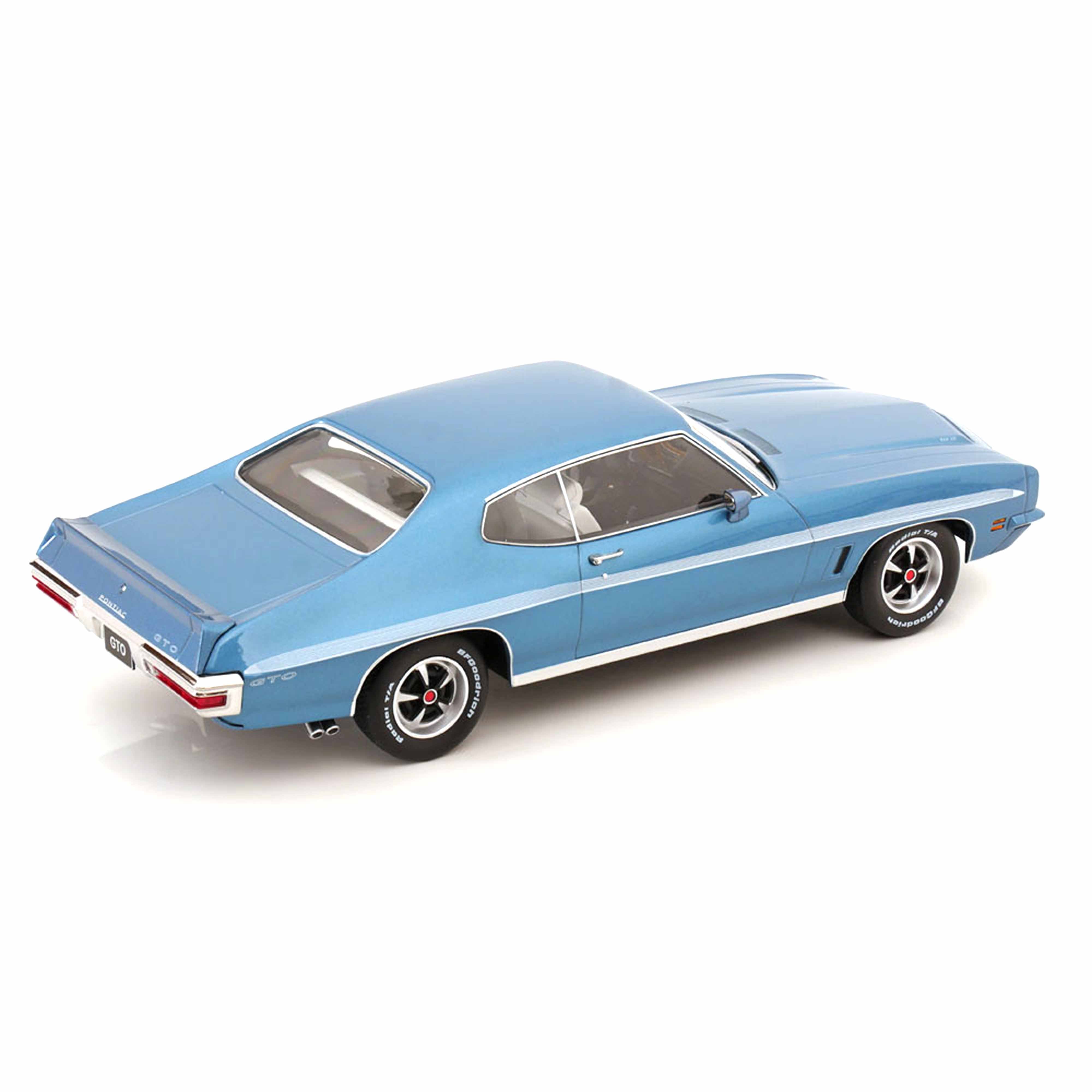 Pontiac Le Mans GTO 1972 Bleu Clair Metallisé 1/18