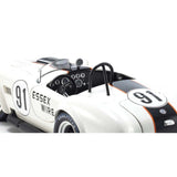 Shelby Cobra 427 S/CN°91 Essex Wire Weiß/Dunkelblau 1/18