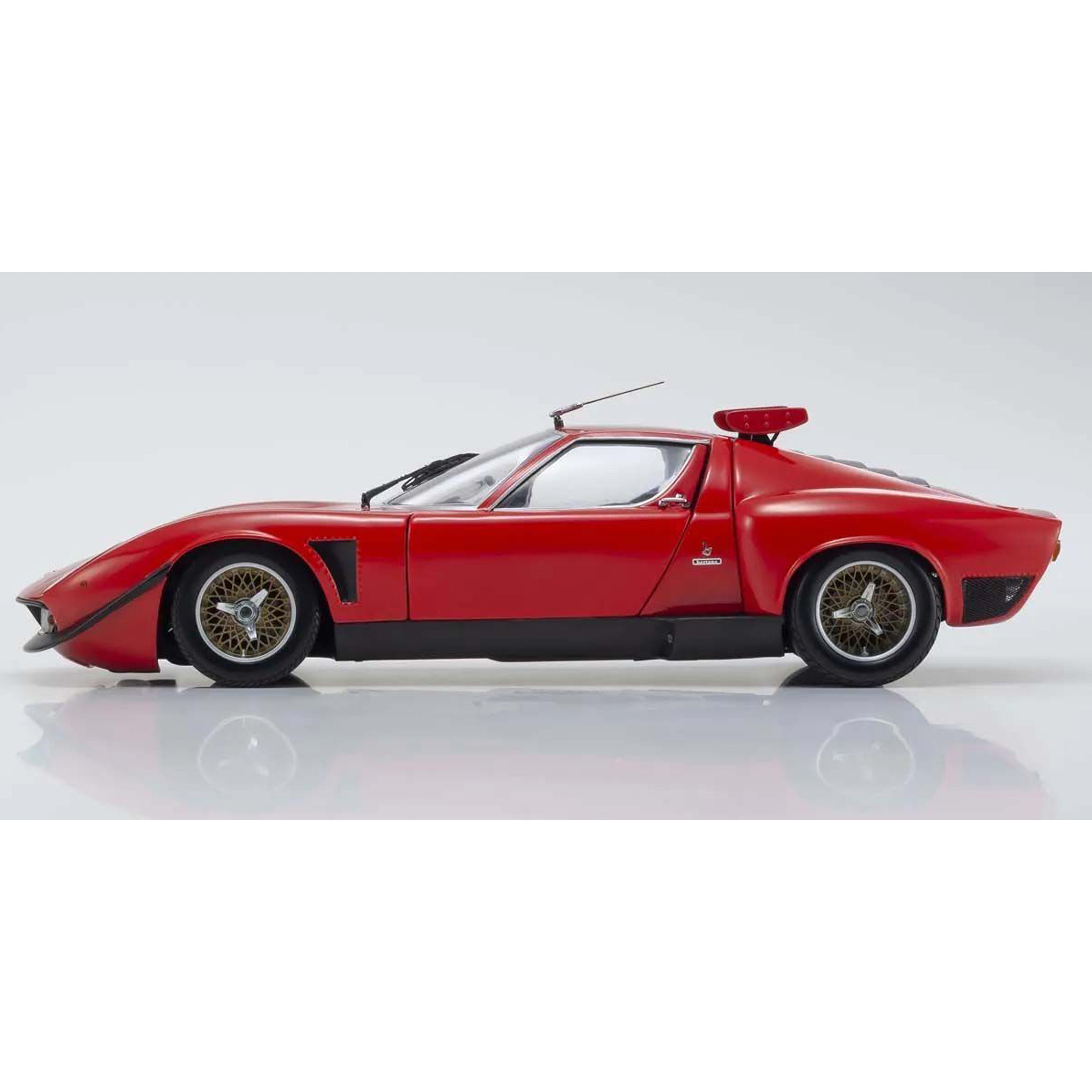 Lamborghini Miura SVR Red/Black 1:18