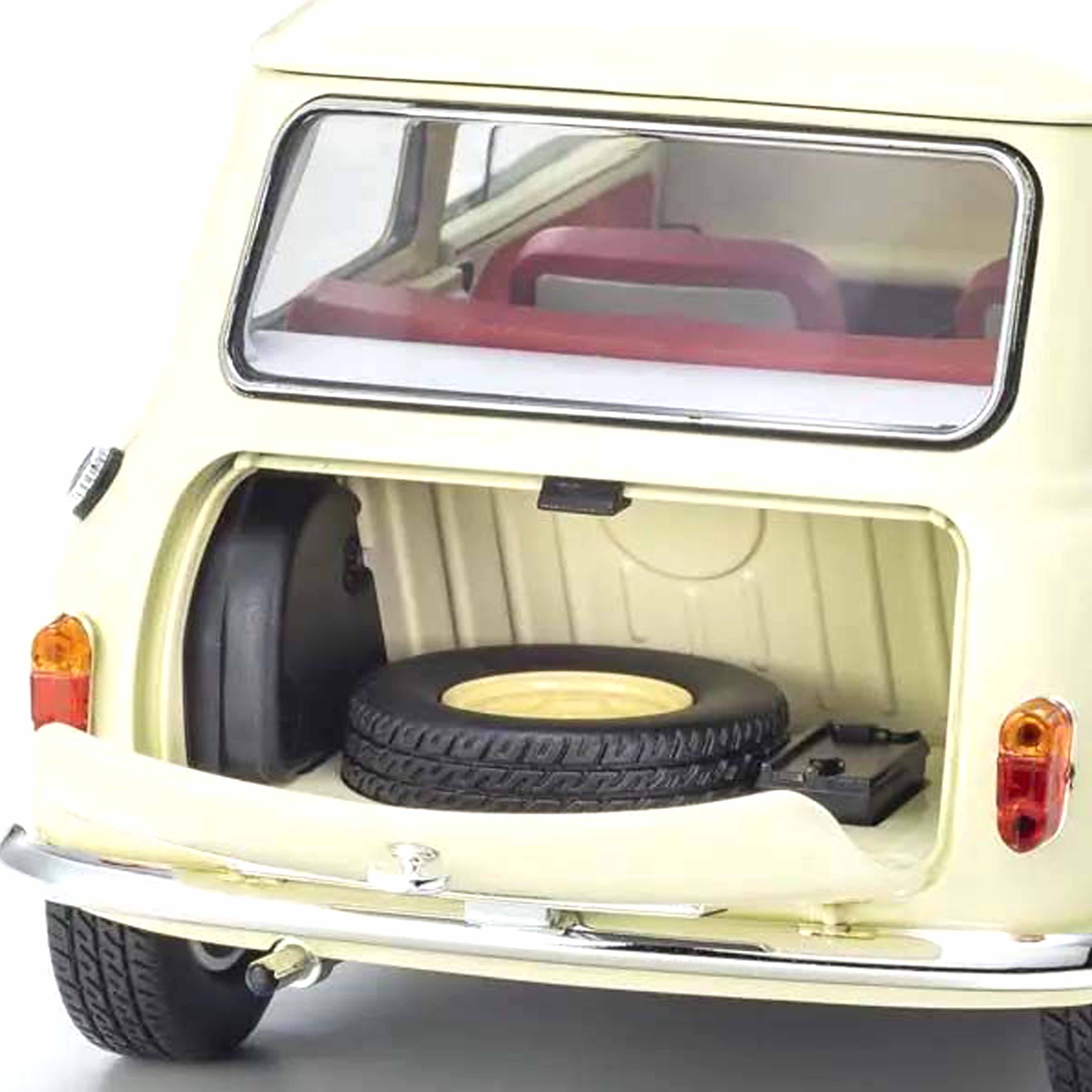 Morris Mini Mirror Old English Weiß 1:18