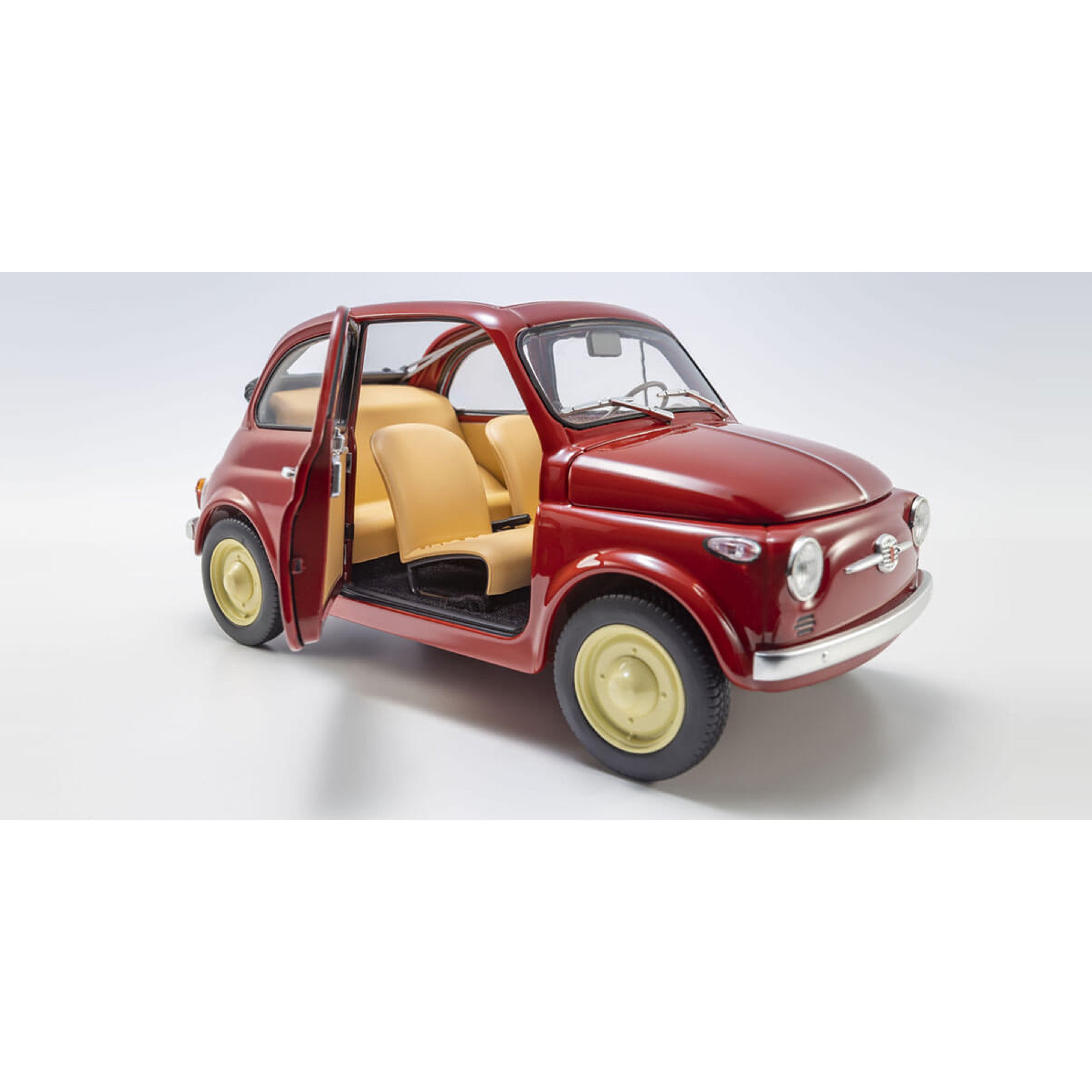 Fiat Nuova 500 Rouge Corail 1/18