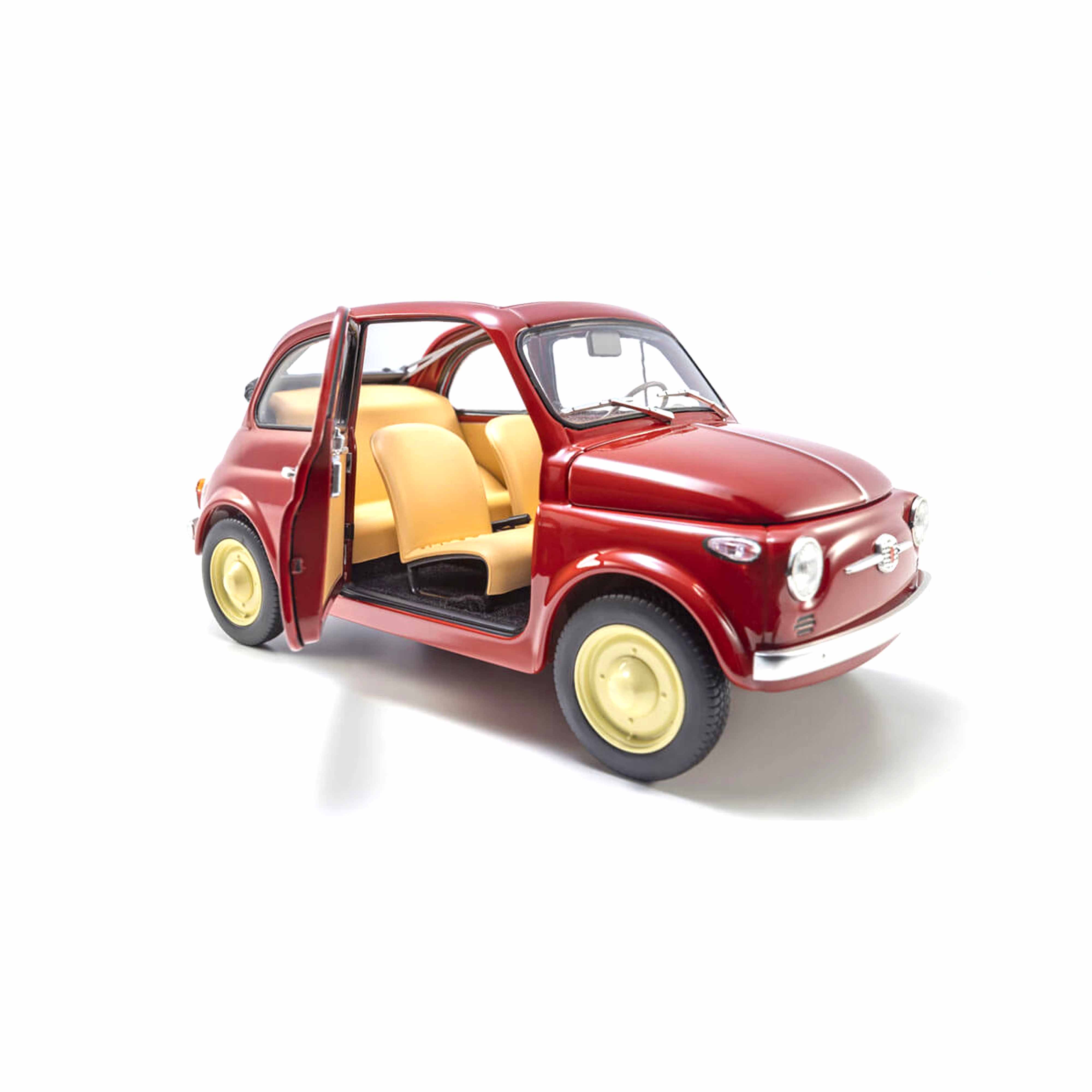 Fiat Nuova 500 Rouge Corail 1/18