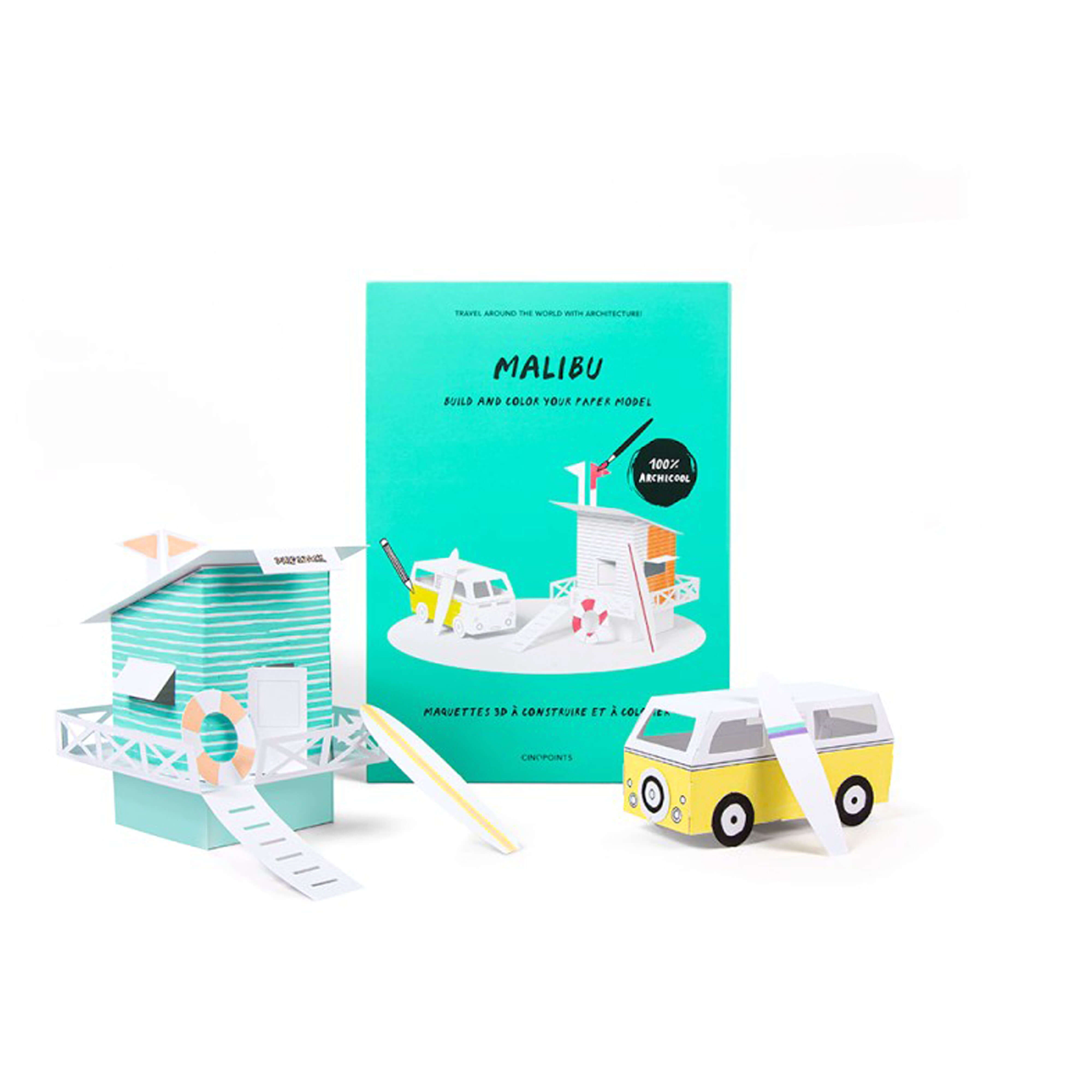 MALIBU Paper Model to Assemble and Color