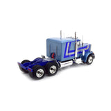 Peterbilt 359 1967 Metallic Hellblau/Blau/Silber 1:18